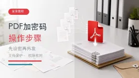 如何给PDF加密码?PDF文件加密操作步骤是什么?