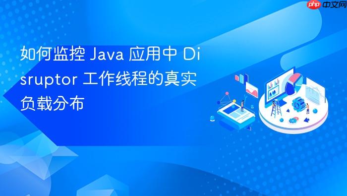 如何监控 Java 应用中 Disruptor 工作线程的真实负载分布