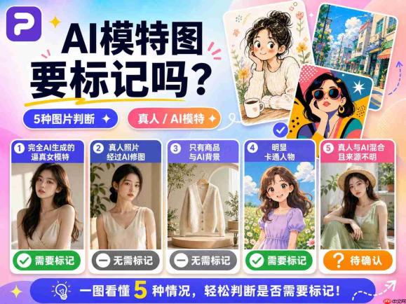 2026年亚马逊AI模特图需要标记吗?5种图片判断方法