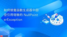 如何修复函数生成器中因空引用导致的 NullPointerException