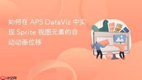 如何在 APS DataViz 中实现 Sprite 视图元素的自动动画位移
