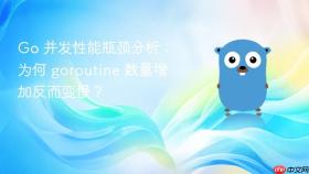 Go 并发性能瓶颈分析：为何 goroutine 数量增加反而变慢？
