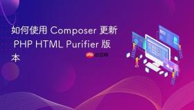 如何使用 Composer 更新 PHP HTML Purifier 版本