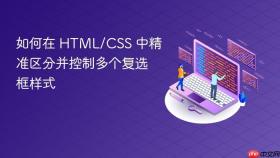 如何在 HTML/CSS 中精准区分并控制多个复选框样式
