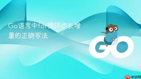 Go语言中for循环步长增量的正确写法