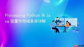 Processing Python 与 Java 变量作用域差异详解