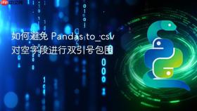 如何避免 Pandas to_csv 对空字段进行双引号包围