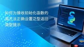 如何为接收初始化函数的类方法正确设置泛型返回类型提示
