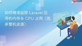 如何精准监控 Laravel 应用的内存与 CPU 占用(而非整机资源)