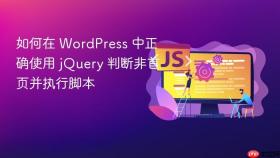 如何在 WordPress 中正确使用 jQuery 判断非首页并执行脚本