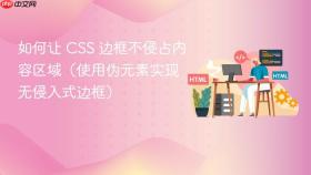 如何让 CSS 边框不侵占内容区域（使用伪元素实现无侵入式边框）