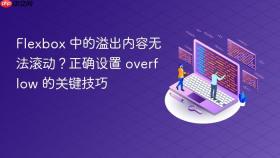 Flexbox 中的溢出内容无法滚动?正确设置 overflow 的关键技巧