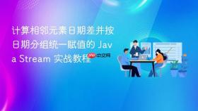 计算相邻元素日期差并按日期分组统一赋值的 Java Stream 实战教程