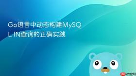 Go语言中动态构建MySQL IN查询的正确实践