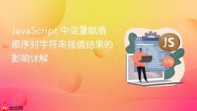 JavaScript 中变量赋值顺序对字符串插值结果的影响详解
