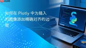 如何在 Plotly 中为插入的图像添加精确对齐的边框
