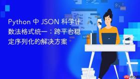 Python 中 JSON 科学计数法格式统一：跨平台稳定序列化的解决方案