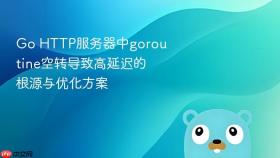 Go HTTP服务器中goroutine空转导致高延迟的根源与优化方案