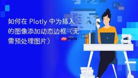 如何在 Plotly 中为插入的图像添加动态边框(无需预处理图片)