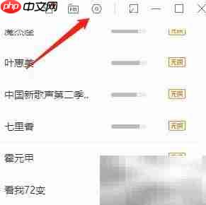 酷我音乐卡拉ok显示设置方法