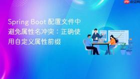 Spring Boot 配置文件中避免属性名冲突：正确使用自定义属性前缀
