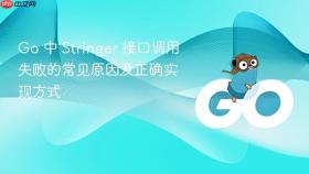 Go 中 Stringer 接口调用失败的常见原因及正确实现方式