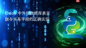 Odoo 中外部数据库表关联与关系字段的正确实现