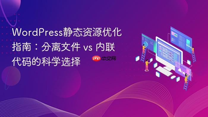 WordPress静态资源优化指南：分离文件 vs 内联代码的科学选择
