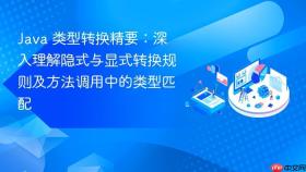 Java 类型转换精要:深入理解隐式与显式转换规则及方法调用中的类型匹配