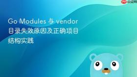 Go Modules 与 vendor 目录失效原因及正确项目结构实践