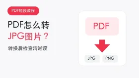 PDF怎么转换成JPG图片?PDF转图片后如何检查清晰度?