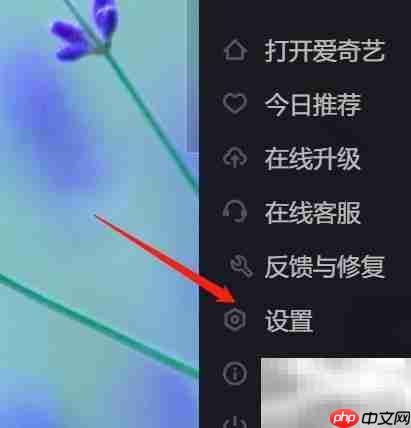 爱奇艺下载完自动关机设置