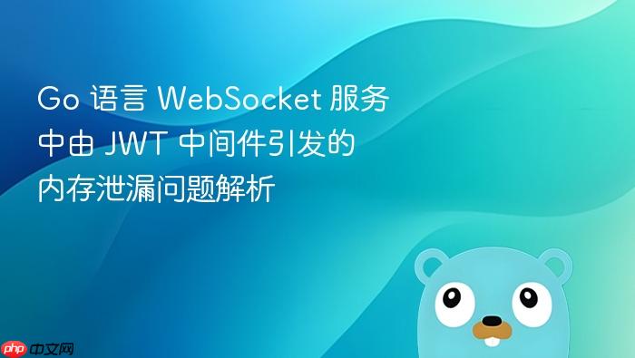 Go 语言 WebSocket 服务中由 JWT 中间件引发的内存泄漏问题解析