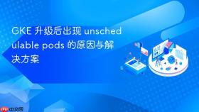 GKE 升级后出现 unschedulable pods 的原因与解决方案