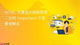 HTML 元素显示控制原理：为何 !important 不是最佳解法

