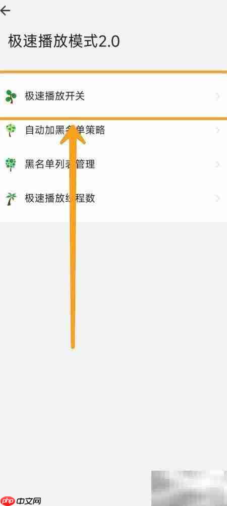 关闭海阔视界极速播放模式