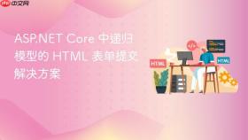 ASP.NET Core 中递归模型的 HTML 表单提交解决方案