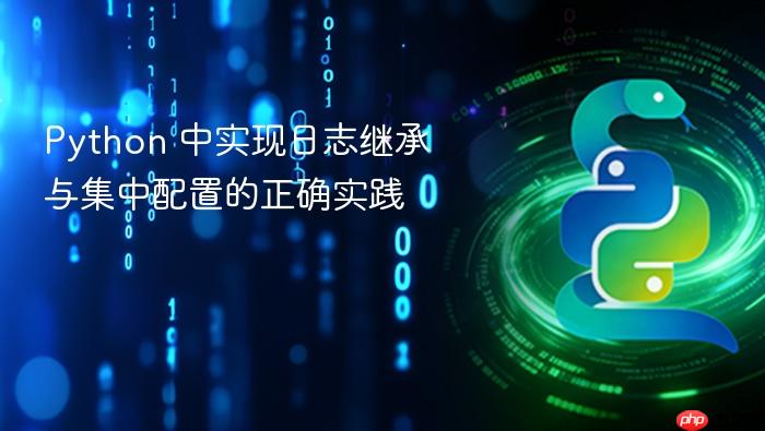 Python 中实现日志继承与集中配置的正确实践