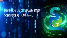 如何使用 JSONPath 提取父级属性名（如 foo）？
