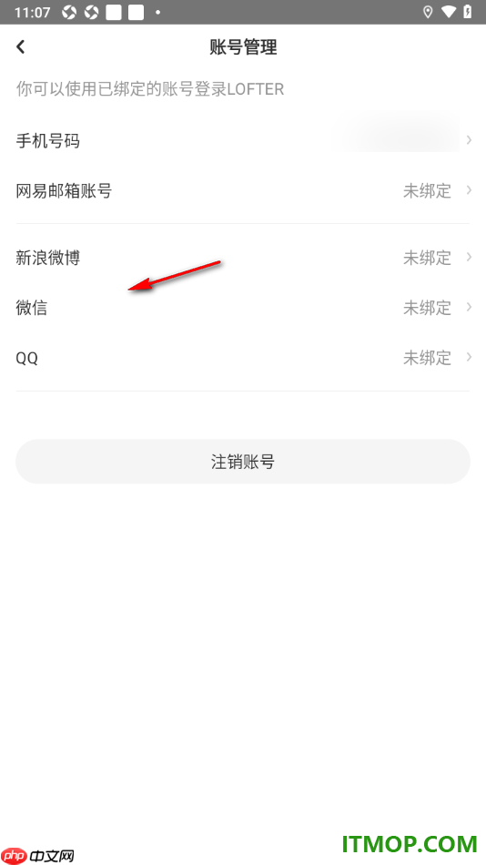 网易LOFTER手机版设置授权绑定微信账号的方法