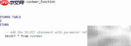 SQL DB Studio生成函数CREATE语句