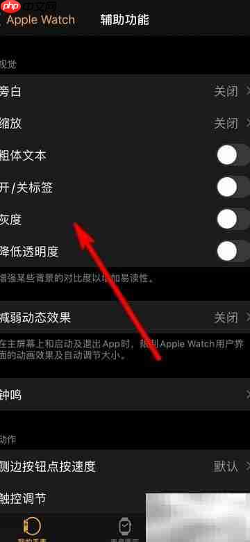 Apple Watch灰度设置方法