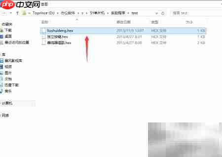 51单片机：查看HEX文件