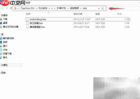 51单片机：查看HEX文件