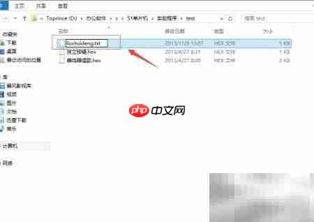 51单片机：查看HEX文件