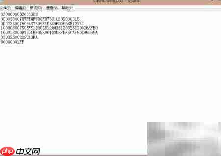 51单片机：查看HEX文件