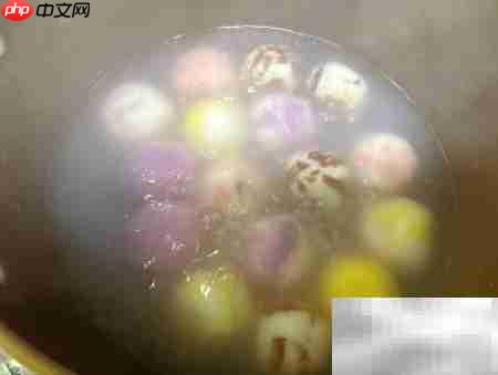 雨花石汤圆制作秘诀
