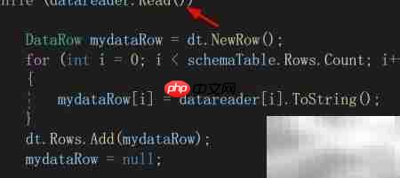 C DataReader转DataTable方法
