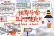安全生产月手抄报
