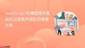 JavaScript 轮播图循环重启时过渡顺序错乱的修复方案
